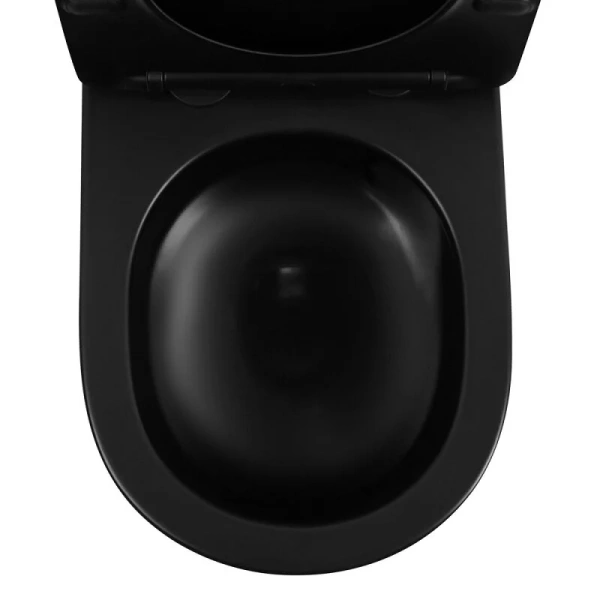 Унитаз подвесной Abber Bequem черный матовый AC1102TMB (детальная фотография) index_1
