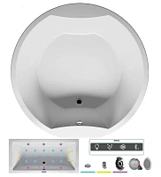 Ванна гидромассажная акриловая Riho Colorado 180 x 180 см, JOY