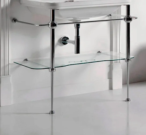 Консоль под раковину Kerasan Waldorf хром - фото 3