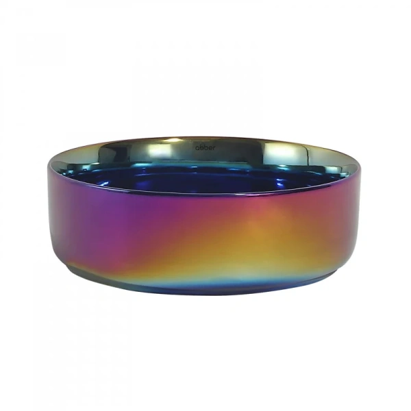 Раковина Abber Bequem 36 см хамелеон AC2108Regen (детальная фотография), накладные (на столешницу), пристенные