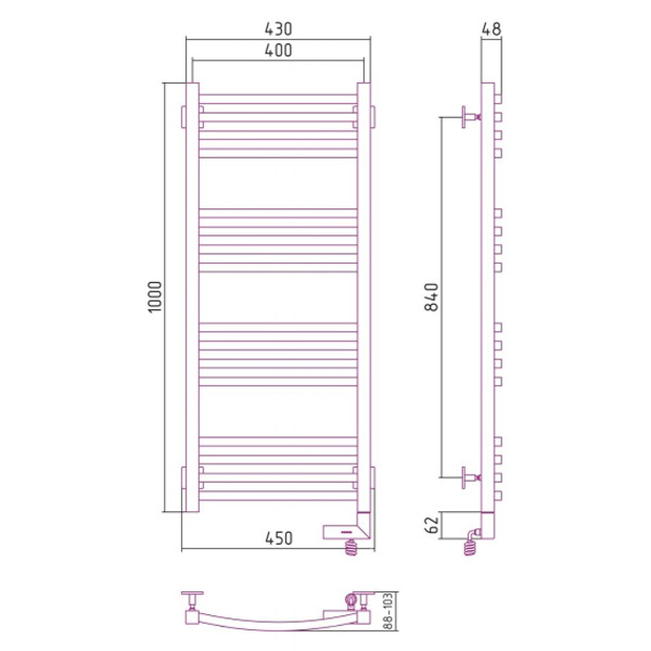 Схема (детальная фотография), хром