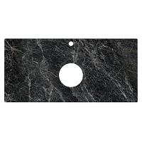 Столешница для накладных раковин Kerama Marazzi Plaza Classic 100 см  Риальто темный серый лаппатированный