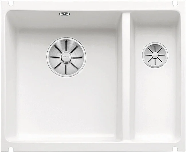 Мойка для кухни, цвет глянцевый белый, Blanco Subline 350/150-U 523741 (детальная фотография)