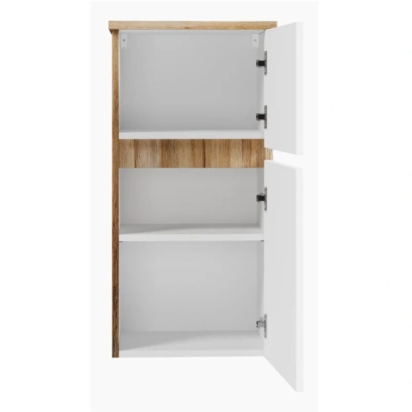 Шкаф подвесной Misty Ива 40 см графит/дуб вотан П-Ива05040-48 (детальная фотография), подвесные