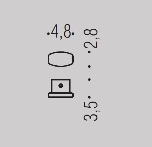 Крючок для ванной Colombo Trenta одинарный PT17-GM (детальная фотография), современные, hi-tech
