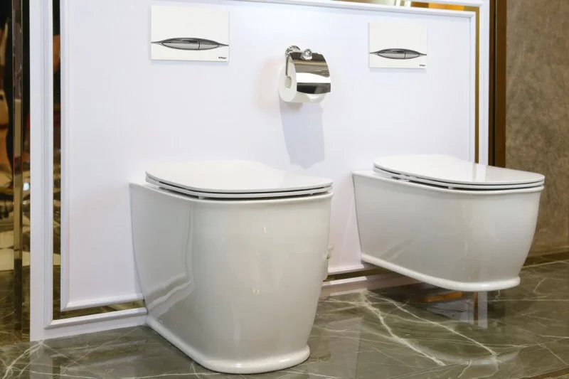 Унитаз напольный BelBagno Prado приставной BB10150CB (детальная фотография), современные, hi-tech, прямоугольные