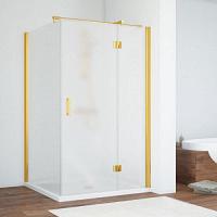 Душевой уголок профиль золотой стекло сатин Vegas-glass