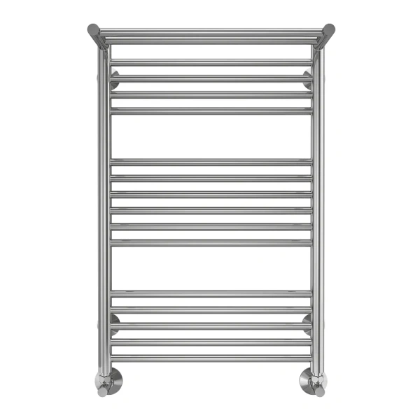 Полотенцесушитель водяной Terminus Аврора П16 500х800 с полкой 4670078529428 (детальная фотография), хром