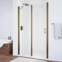 Душевая дверь профиль бронза стекло сатин Vegas-glass