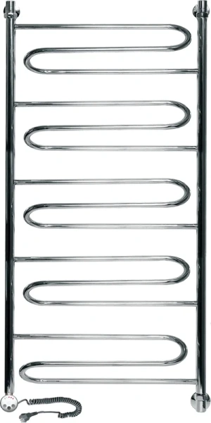 Полотенцесушитель электрический Ника Curve 120х60 см левый ЛЗ 120/60 лев (детальная фотография)