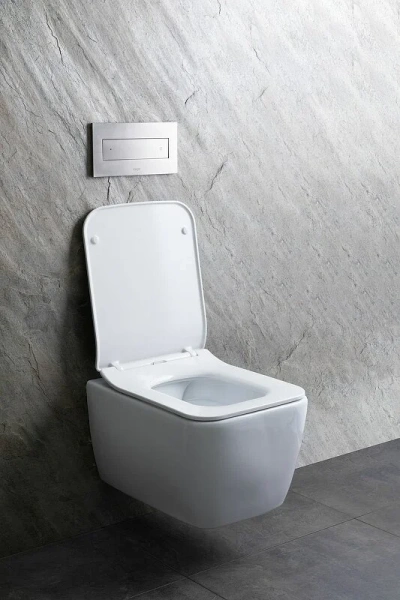 Унитаз подвесной Allen Brau Liberty белый 4.33007.20 (детальная фотография), современные, hi-tech, прямоугольные