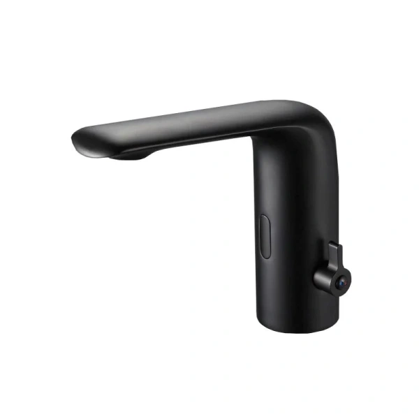 Смеситель для раковины Cezares Vague черный матовый VAGUE-ELS-NOP-W0 (детальная фотография), современные, hi-tech