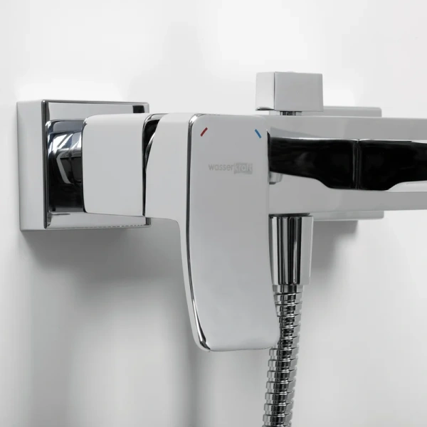 Смеситель для ванны WasserKRAFT Aller хром 1061 (детальная фотография), однорычажные, двухрычажные index_1