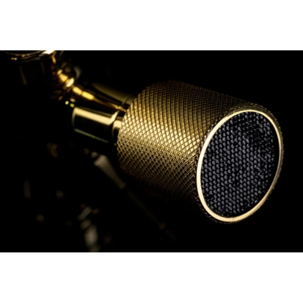 Смеситель для раковины Boheme Royal Cristal золото/черный 291-Royal/CRST black (детальная фотография), классические, ретро, с элементами стекла, декорированные