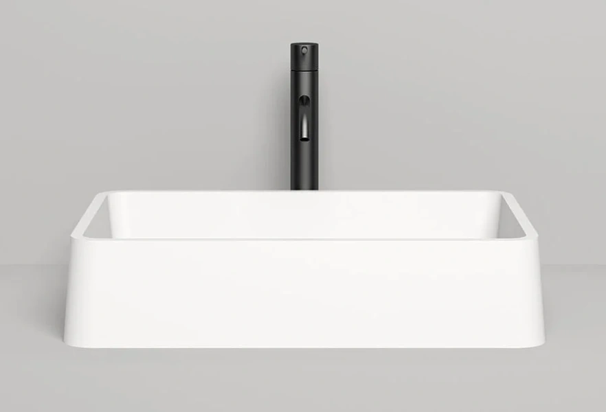 Раковина Salini Gloria 07 60 см накладная, белый матовый 1102207M (детальная фотография), белые