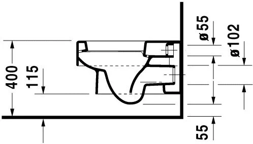 Унитаз подвесной Duravit Vero белый 2217090064 (детальная фотография), подвесные, встраиваемые