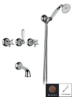 Смеситель для ванны, тёмная бронза, Nicolazzi D.Anglaises