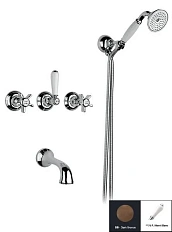 Смеситель для ванны, тёмная бронза, Nicolazzi D.Anglaises