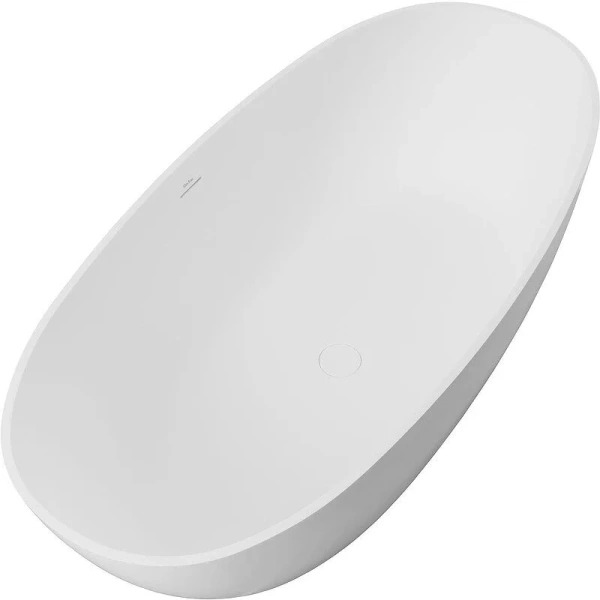 Ванна Allen Brau Krion Oval 2.35003.21, 170 х 80 см, искусственный камень, цвет белый матовый (детальная фотография), отдельностоящие