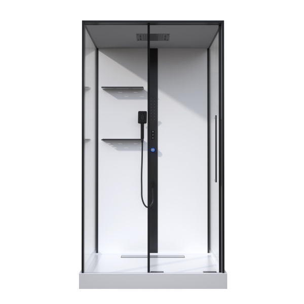 Душевая кабина Black&White Galaxy G8038 115x90 см с гидромассажем 8038000 (детальная фотография)