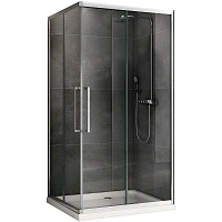 Душевой уголок Abber Schwarzer Diamant 120x90 см профиль хром