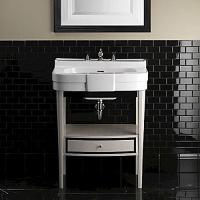 Консоль под раковину, лакированное полированное дерево, цвет Red, Devon&Devon Bogart