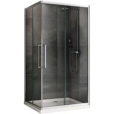 Душевой уголок Abber Schwarzer Diamant 120x90 см профиль хром