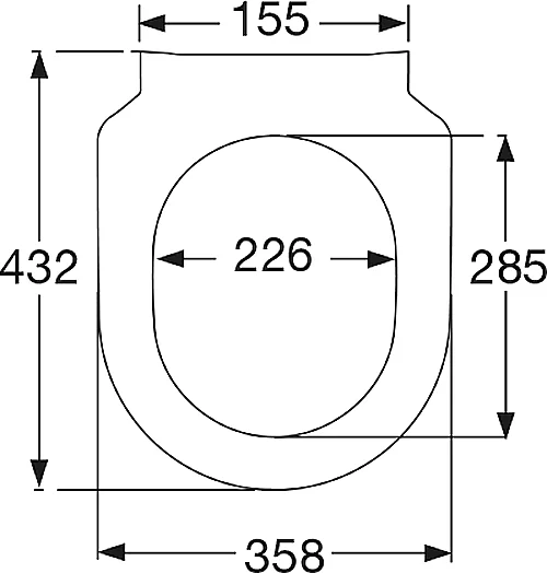 Крышка-сидение с микролифтом Villeroy & Boch Architectura в цвете альпийский белый 9M70S101 (детальная фотография), с микролифтом index_1
