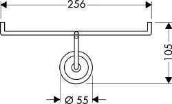 Бумагодержатель Axor Starck 40836000 (детальная фотография), современные, hi-tech