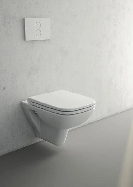 Унитаз подвесной, без сиденья, VitrA S20 5507B003-0101 (детальная фотография), фарфор, керамика