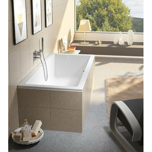 Ванна акриловая Riho Lusso 170х75 см без гидромассажа B007001005 (детальная фотография), акриловые