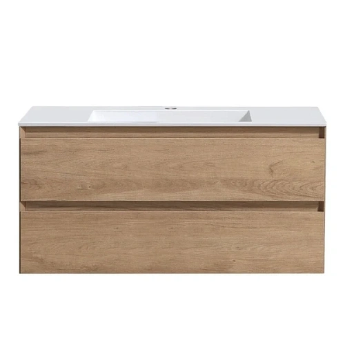 Тумба под раковину подвесная Vincea Luka 100 см натуральный дуб - фото 8