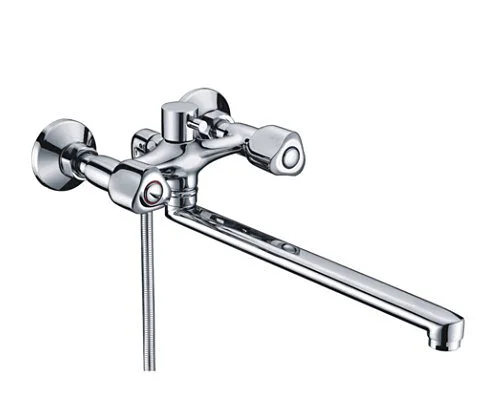 Смеситель для ванны WasserKRAFT Amper хром 2902L (детальная фотография)