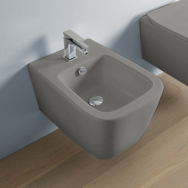 Биде подвесное Artceram A16 grigio oliva ASB001 15 00 grigio oliva *1 (детальная фотография), современные, hi-tech