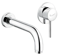 Смеситель для раковины хром Emmevi Piper