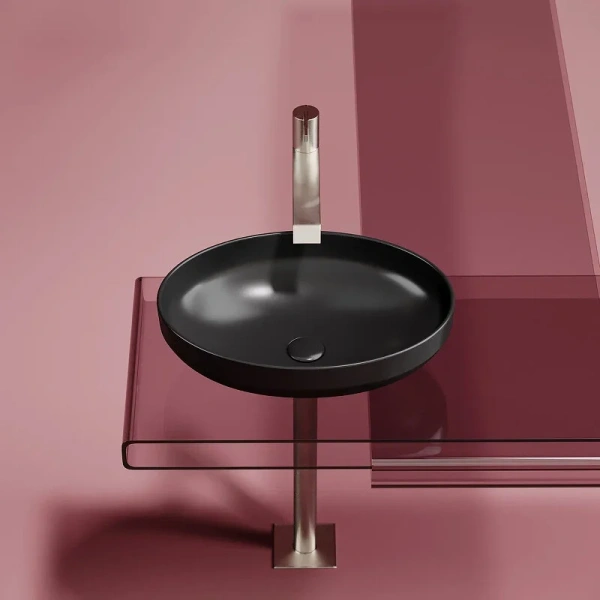 Раковина Ceramica Nova Element 50 см черная матовая CN6056MB (детальная фотография), в наличии