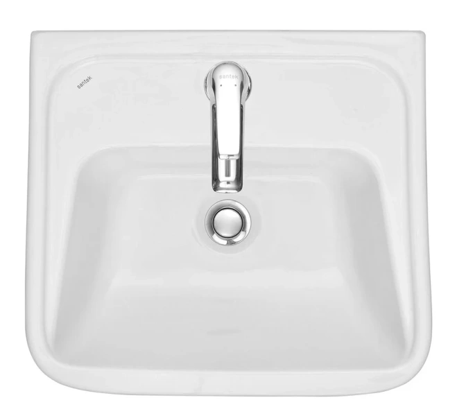 Раковина Santek Лонги 55 см белая 1.WH50.1.755 (детальная фотография), белые