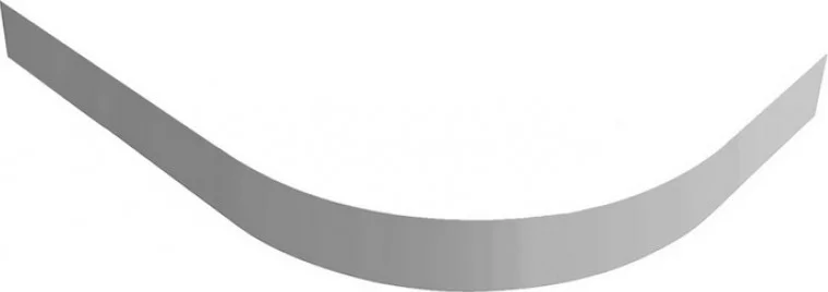 Экран для поддона Cezares Tray левосторонний TRAY-AS-RH-120/90-100-SCR-L (детальная фотография)