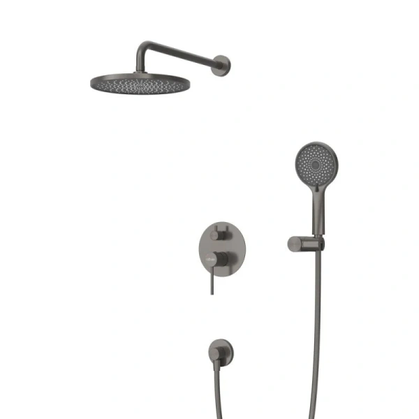 Душевой комплект Cezares Relax оружейная сталь RELAX-DSET-GM (детальная фотография)