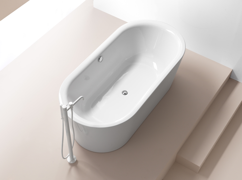 Ванна акриловая GSI Sand VASAND90 (детальная фотография), белые