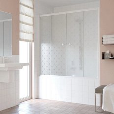 Душевая шторка на ванную стекло флёр-де-лис Vegas-glass Z2V 160 R05