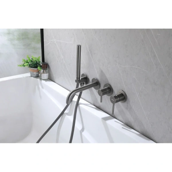 Смеситель для ванны Abber Wasser Kreis никель AF8130NG (детальная фотография), другие