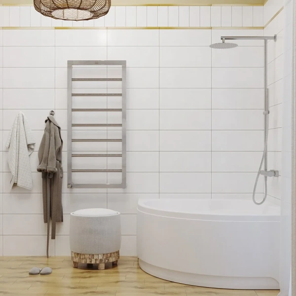 Акриловая ванна Triton Троя 150x150 см Щ0000045648 белая (детальная фотография), без гидромассажа, недорогие