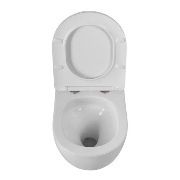 Унитаз подвесной BelBagno Sfera-R безободковый BB046CH-TOR/SC (детальная фотография), в наличии