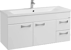 Тумба под раковину подвесная Акватон Диор 120 см белая