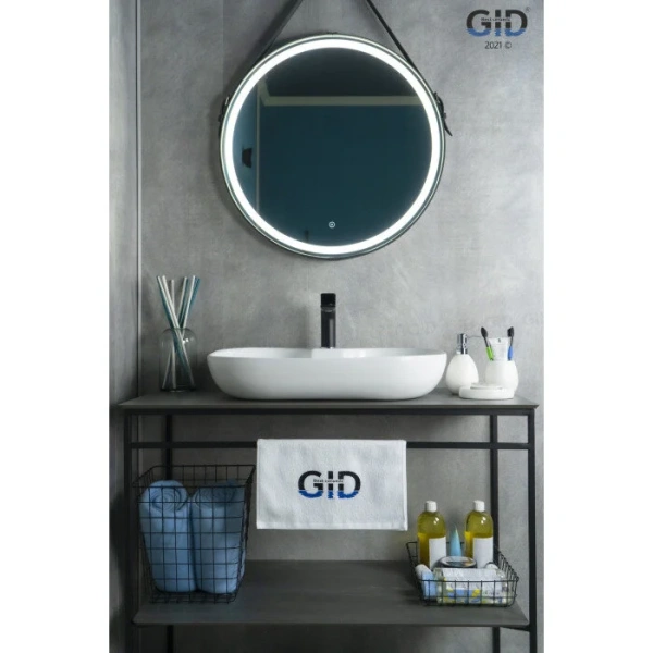 Раковина GID Lago N9446b 61 см белая 51156 (детальная фотография), белые