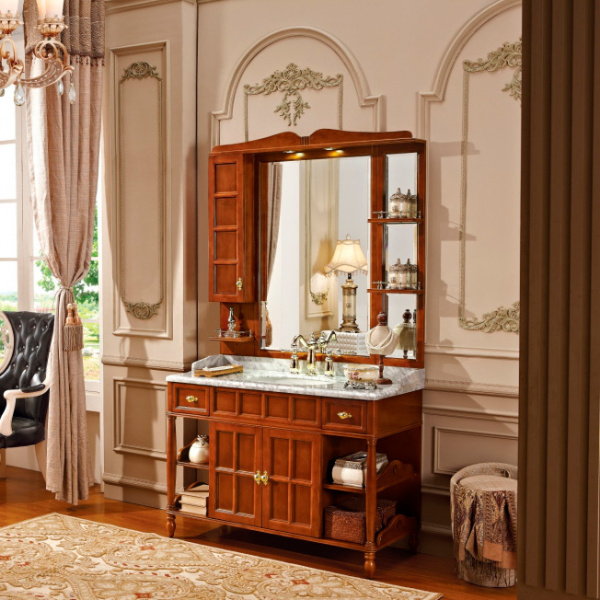 Карниз для зеркала Tessoro SIENA 120 см орех TS-912-MR-N (детальная фотография), по запросу