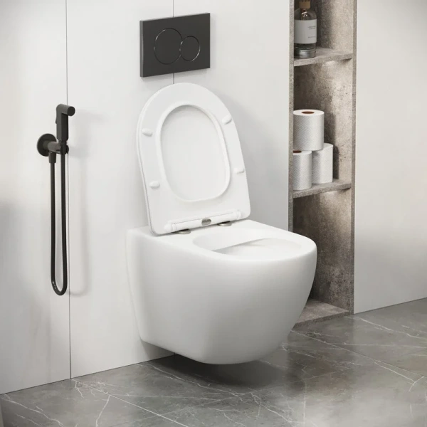 Унитаз подвесной Grossman Color белый матовый GR-4411MS (детальная фотография) index_1