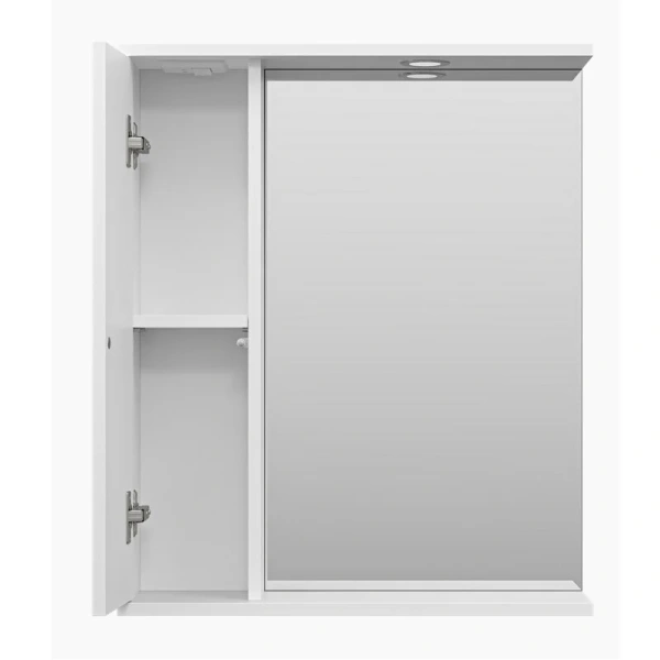 Зеркальный шкаф с подсветкой Misty Лира 60 см левый П-Лир04060-013Л (детальная фотография), навесные