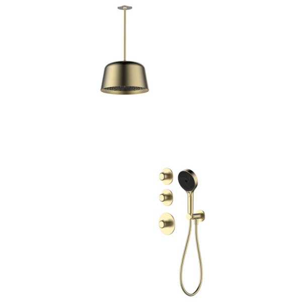 Душевой комплект ALTROBAGNO Ricco 040425 золото матовое ALTROBAGNORicco040425BG (детальная фотография)
